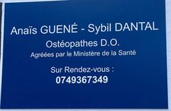 Cabinet D'Ostéopathie Ingrandes-Le Fresne Dantal & Guené, - Horaires d'ouverture