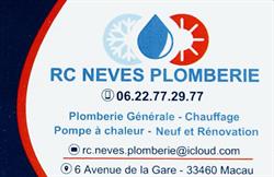 RC Neves Plomberie Sarl, Macau - Horaires d'ouverture