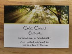 Cochard Cédric, Saint-Paul-lès-Durance - Horaires d'ouverture