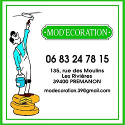 Mod'ecoration Platrerie-peinture, Prémanon - Horaires d'ouverture