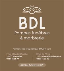 Pompes Funèbres BDL de Pierrefontaine les Varans, Pierrefontaine-les-Varans - Horaires d'ouverture