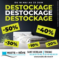Nuits de Rêve Saint Nazaire - Trignac-Magasin de literie, - Horaires d'ouverture