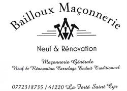 Bailloux Maçonnerie EURL, La Ferté-Saint-Cyr - Horaires d'ouverture