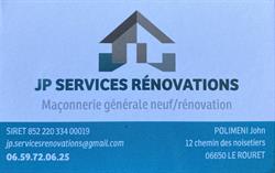 JP Services Rénovations, Le Rouret - Horaires d'ouverture