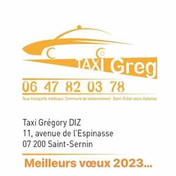 Taxi Gregory Diz, Saint-Sernin - Horaires d'ouverture
