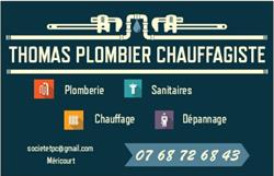 Thomas Plombier Chauffagiste, Méricourt - Horaires d'ouverture