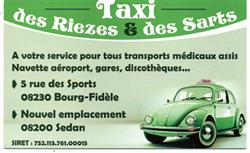 Taxi Des Riezes Et Des Sarts, Bourg-Fidèle - Horaires d'ouverture
