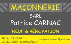 Patrice Carnac SARL, Guénin - Horaires d'ouverture