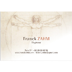 Franck Zahm - Hypnose Paris 15, - Horaires d'ouverture