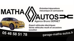 Renault Garage Bruno Dernet Agent, Matha - Horaires d'ouverture