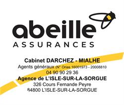 Abeille assurances Darchez Mialhe Agents Géneraux, L'Isle-sur-la-Sorgue - Horaires d'ouverture