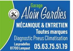 Gardies Alain, Lempaut - Horaires d'ouverture