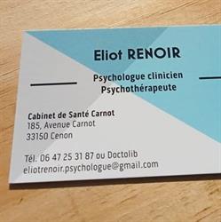 Eliot Renoir psychologue, Cenon - Horaires d'ouverture
