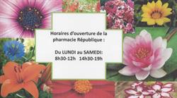 Pharmacie Republique, Moirans - Horaires d'ouverture