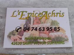 L'EpiceAchris, Saint-Victor-sur-Rhins - Horaires d'ouverture