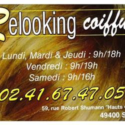 Relooking Coiffure, Saumur - Horaires d'ouverture