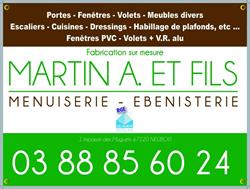 Menuiserie Ebénisterie Martin A et Fils, Neubois - Horaires d'ouverture