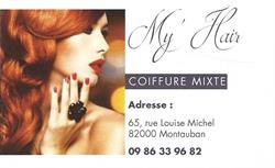 My Hair, Montauban - Horaires d'ouverture