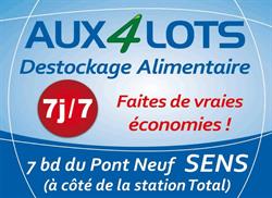 Aux 4 Lots, Sens - Horaires d'ouverture