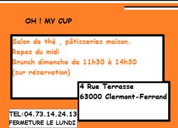 Oh My Cup, Clermont-Ferrand - Horaires d'ouverture