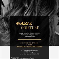 Amazone Coiffure, Perpignan - Horaires d'ouverture