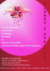 Fleurs & Couleurs, Rennes - Horaires d'ouverture
