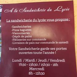 La Sandwicherie Du Lycee, Bully-les-Mines - Horaires d'ouverture