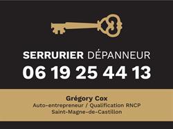Gregory Cox, Saint-Magne-de-Castillon - Horaires d'ouverture