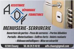 A-d-f- Serrurerie Menuiserie, Chauny - Horaires d'ouverture