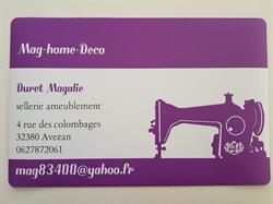 Mag Home Deco coutures, tapissier, Avezan - Horaires d'ouverture