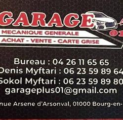Garage Plus 01 SAS, Bourg-en-Bresse - Horaires d'ouverture