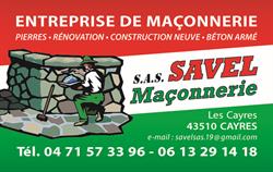 Savel Maçonnerie, Cayres - Horaires d'ouverture