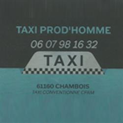 Taxi Prod'homme, Argentan - Horaires d'ouverture
