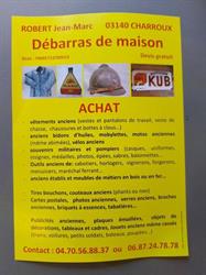 Aux Débarras brocante Robert Jean Marc, Charroux - Horaires d'ouverture