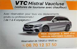 VTC Mistral Vaucluse, Jonquières - Horaires d'ouverture