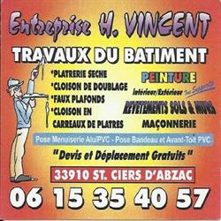 Entreprise H Vincent, Saint-Ciers-d'Abzac - Horaires d'ouverture