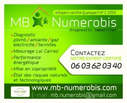 MB-NUMEROBIS - Diagnostiqueur Immobilier, Canohès - Horaires d'ouverture