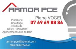 Armor PCE Armor Plomberie Chauffage Electricité, Ploufragan - Horaires d'ouverture