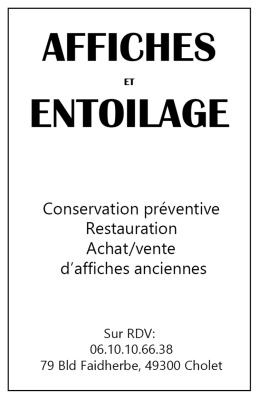 Affiches et entoilage, Cholet - Horaires d'ouverture