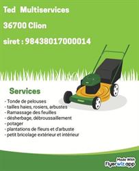 Ted Multiservices, Clion - Horaires d'ouverture