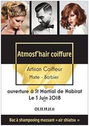 Atmosf'hair Coiffure, Saint-Martial-de-Nabirat - Horaires d'ouverture