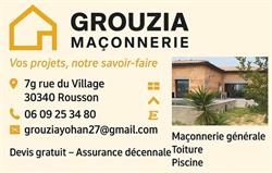 Grouzia Maçonnerie, Rousson - Horaires d'ouverture