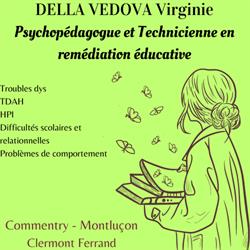 Virginie DELLA VEDOVA - Psychopédagogue et Technicienne en remédiation éducative, Domérat - Horaires d'ouverture