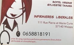 Cabinet Infirmier Boitel Virginie et Sylvestre Tamara, Woippy - Horaires d'ouverture