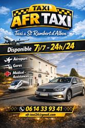 AFR Taxi, Saint-Rambert-d'Albon - Horaires d'ouverture
