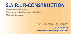 R Construction, Riom - Horaires d'ouverture
