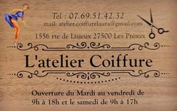 L'atelier coiffure, Les Préaux - Horaires d'ouverture
