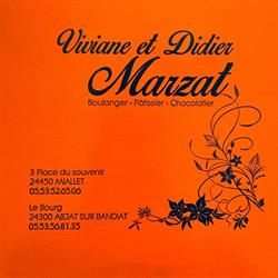 Boulangerie - Pâtisserie Marzat, Abjat-sur-Bandiat - Horaires d'ouverture