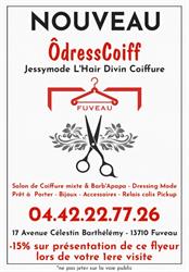 OdressCoiff L'Hair Divin Coiffure, Fuveau - Horaires d'ouverture