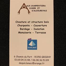 Aux Charpentiers d'Hier et d'Aujourd'hui, Grigny - Horaires d'ouverture